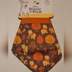 Disney Winnie the Pooh Brown and Orange Pet Bandana, L/XL
